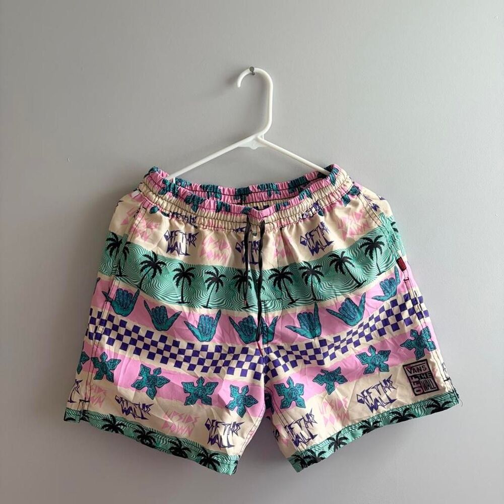 Vans x Stranger things collab swim volley shorts, beachwear, limited edition